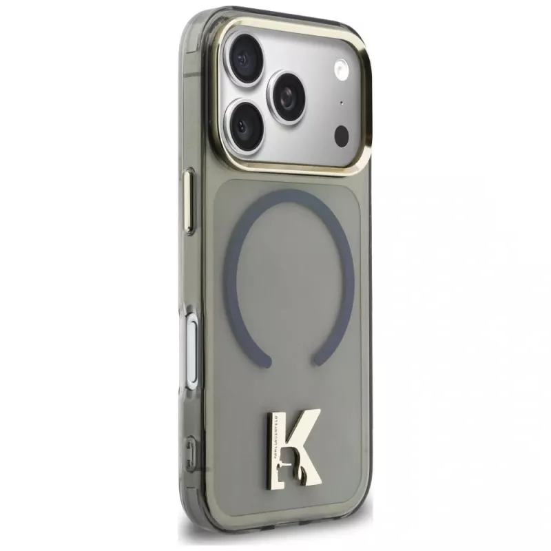 KARL LAGERFELD IML K Head Logo Cover MagSafe per Apple iPhone 17 Pro Max, nero