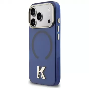 KARL LAGERFELD IML K Head Logo Cover MagSafe per Apple iPhone 17 Pro - blu