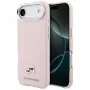 KARL LAGERFELD Karl & Choupette Head Pins Saffiano Cover MagSafe per Apple iPhone Air, rosa