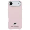KARL LAGERFELD Karl & Choupette Head Pins Saffiano Cover MagSafe per Apple iPhone Air, rosa
