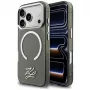 KARL LAGERFELD IML KL Script Logo Cover MagSafe per Apple iPhone 17 Pro Max, nero