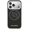 KARL LAGERFELD K Head Point Logo Cover MagSafe per Apple iPhone 17 Pro, nero