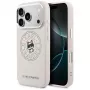 Karl Lagerfeld Point & Choupette Sketch Custodia MagSafe per iPhone 17 Pro Max rosa