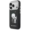KARL LAGERFELD Karl & Choupette Back Logo Custodia MagSafe per iPhone 17 Pro nero