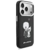 KARL LAGERFELD Karl & Choupette Back Logo Custodia MagSafe per iPhone 17 Pro Max, nero
