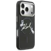KARL LAGERFELD IML Choupettes KarlScript Logo Custodia MagSafe per Apple iPhone 17 Pro, nero