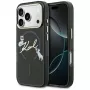 KARL LAGERFELD IML Choupettes KarlScript Logo Custodia MagSafe per iPhone 17 Pro Max, nero