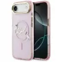 KARL LAGERFELD IML Choupettes KarlScript Logo Custodia MagSafe per iPhone Air, rosa