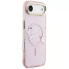 KARL LAGERFELD IML Choupettes KarlScript Logo Custodia MagSafe per iPhone Air, rosa