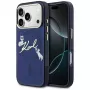 KARL LAGERFELD IML Choupettes KarlScript Logo Custodia MagSafe per Apple iPhone 17 Pro Max - blu