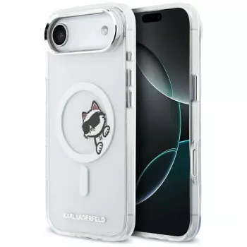 KARL LAGERFELD IML Peekaboo Custodia MagSafe per iPhone Air, trasparente