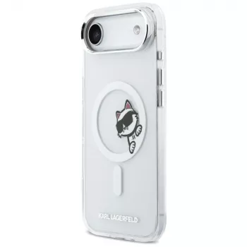 KARL LAGERFELD IML Peekaboo Custodia MagSafe per iPhone Air, trasparente