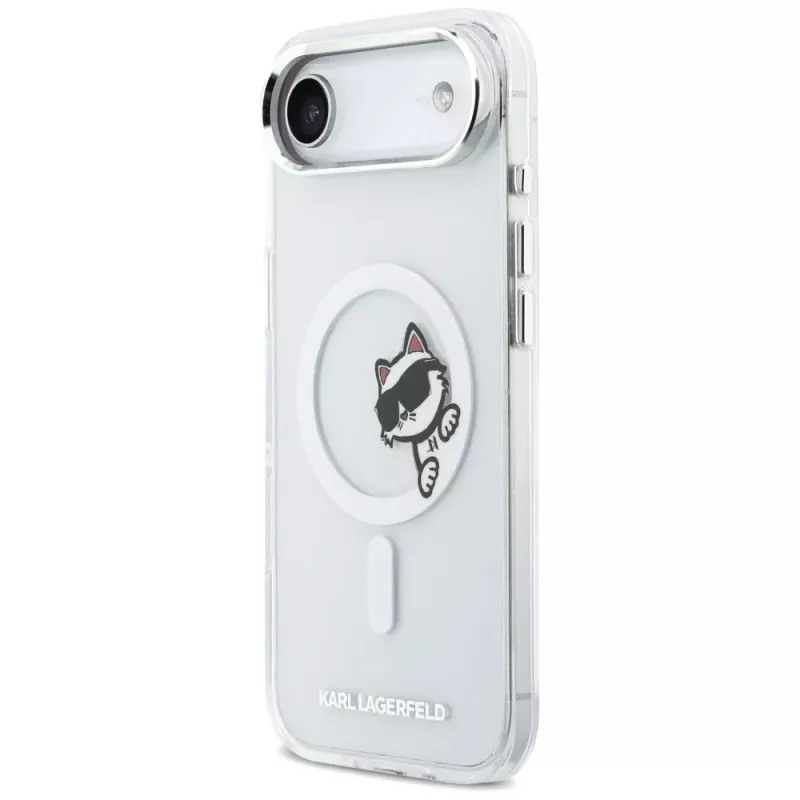 KARL LAGERFELD IML Peekaboo Custodia MagSafe per iPhone Air, trasparente
