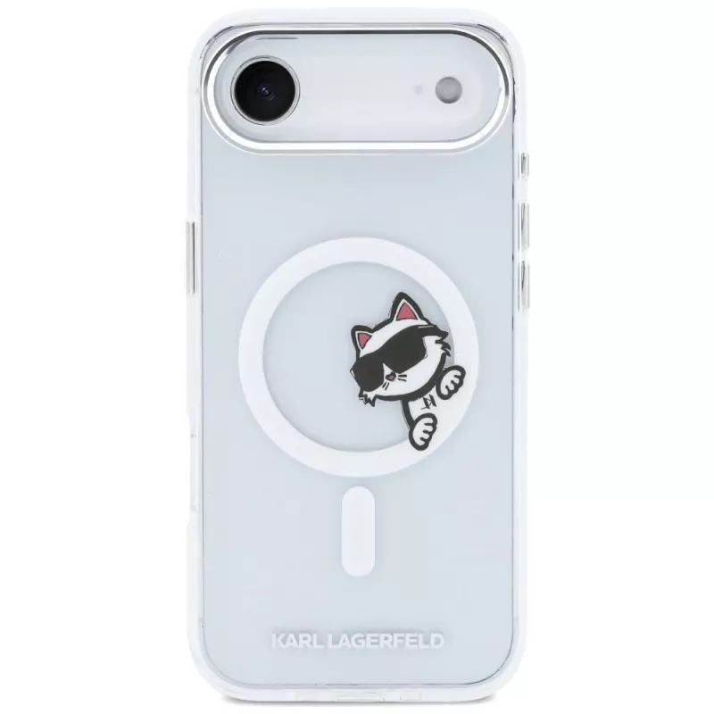KARL LAGERFELD IML Peekaboo Custodia MagSafe per iPhone Air, trasparente
