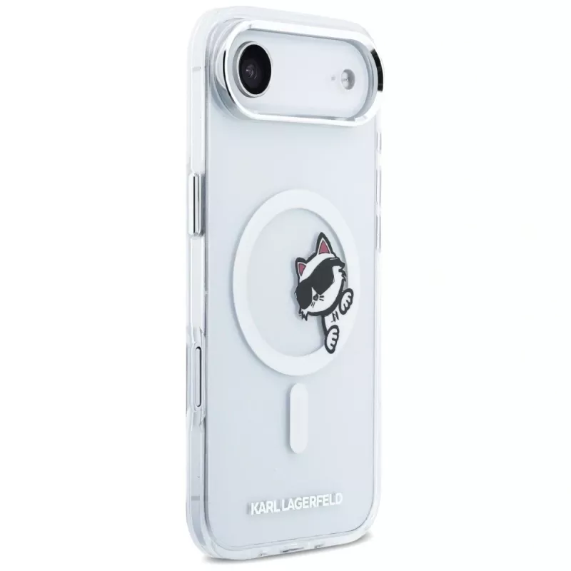 KARL LAGERFELD IML Peekaboo Custodia MagSafe per iPhone Air, trasparente
