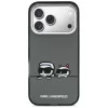 KARL LAGERFELD IML Karl & Choupette Peekaboo Logo Custodia MagSafe per Apple iPhone 17 Pro, nero