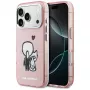 KARL LAGERFELD Karl & Choupette Back Custodia MagSafe per iPhone 17 Pro rosa