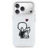 Karl Lagerfeld Karl & Choupette Back Custodia MagSafe per iPhone 17 Pro Max, trasparente