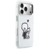 Karl Lagerfeld Karl & Choupette Back Custodia MagSafe per iPhone 17 Pro Max, trasparente