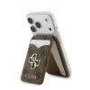 Portafoglio MagSafe Guess 4G Stand & Mirror con specchio, marrone