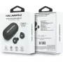 Karl Lagerfeld Saffiano Logo ENC Auricolari TWS neri