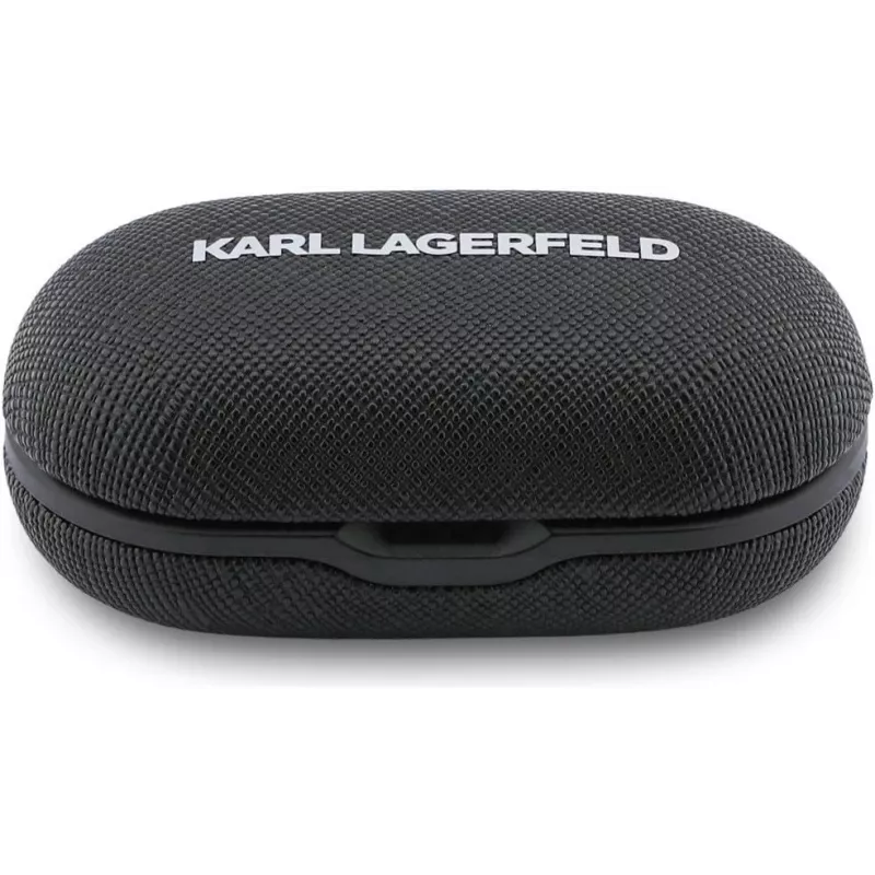Karl Lagerfeld Saffiano Logo ENC Auricolari TWS neri