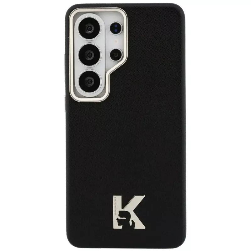 Karl Lagerfeld K Metal Logo Custodia MagSafe per Samsung Galaxy S26 Ultra nero