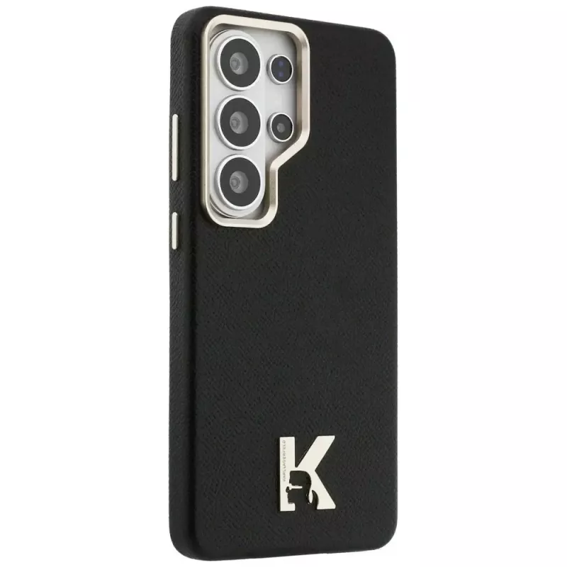 Karl Lagerfeld K Metal Logo Custodia MagSafe per Samsung Galaxy S26 Ultra nero
