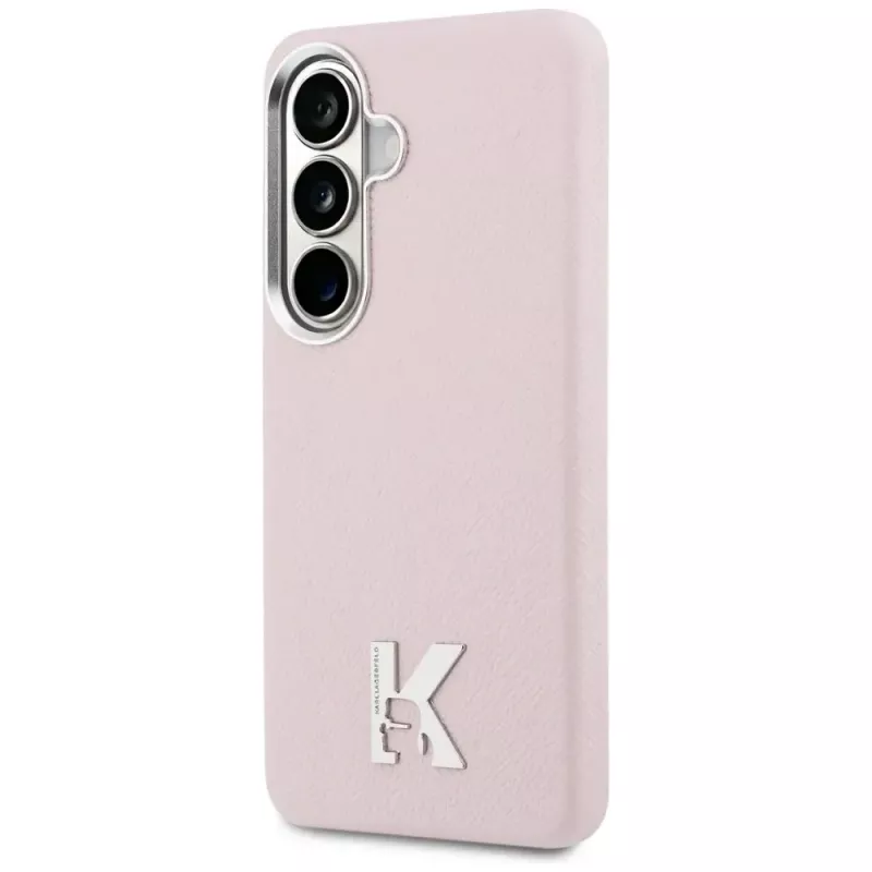 Karl Lagerfeld K Metal Logo Custodia MagSafe per Samsung Galaxy S26, rosa