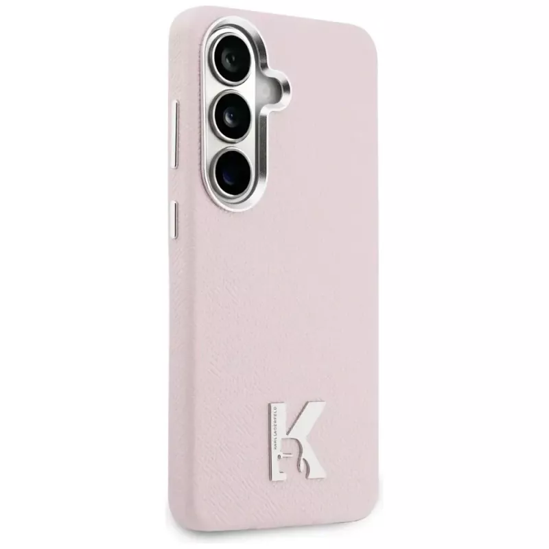 Karl Lagerfeld K Metal Logo Custodia MagSafe per Samsung Galaxy S26, rosa