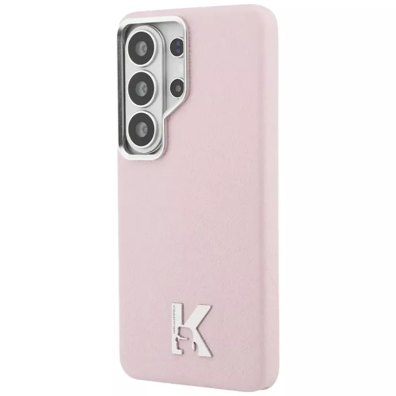 Karl Lagerfeld K Metal Logo Custodia MagSafe per Samsung Galaxy S26 Ultra rosa