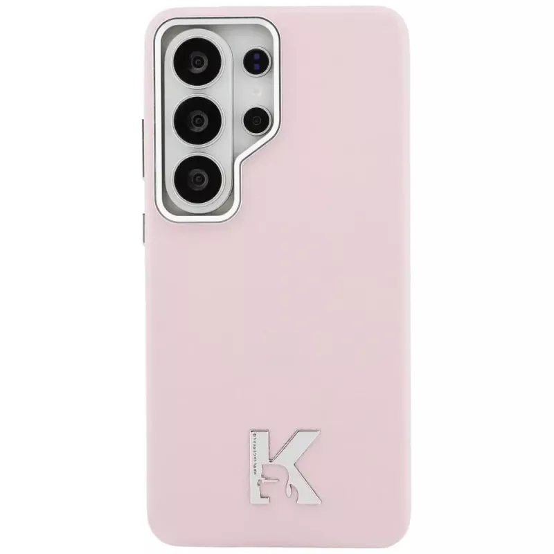Karl Lagerfeld K Metal Logo Custodia MagSafe per Samsung Galaxy S26 Ultra rosa