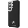 Karl Lagerfeld Saffiano KC Metal Logo Custodia MagSafe per Samsung Galaxy S26 Ultra nero