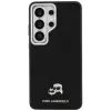 Karl Lagerfeld Saffiano KC Metal Logo Custodia MagSafe per Samsung Galaxy S26 Ultra nero
