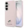 Karl Lagerfeld Saffiano KC Metal Logo Custodia MagSafe per Samsung Galaxy S26 - rosa