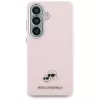 Karl Lagerfeld Saffiano KC Metal Logo Custodia MagSafe per Samsung Galaxy S26 - rosa