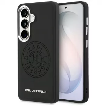 Karl Lagerfeld Perforated KLMagSafe Custodia per Samsung Galaxy S26 Nero
