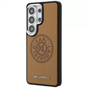 KARL LAGERFELD Perforated KLMagSafe Custodia per Samsung Galaxy S26 Ultra - Marrone