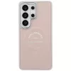 Karl Lagerfeld Embossed Ring RSG Logo Custodia MagSafe per Samsung Galaxy S26 Ultra - Rosa