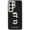 Karl Lagerfeld Saffiano Double Heads Metal Custodia per Samsung Galaxy S26 Ultra Nero