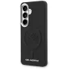 KARL LAGERFELD Embossed Ring Initials Custodia MagSafe per Samsung Galaxy S26, Nero