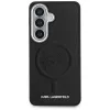 KARL LAGERFELD Embossed Ring Initials Custodia MagSafe per Samsung Galaxy S26, Nero