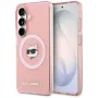 KARL LAGERFELD IML Repeated Choupette Custodia MagSafe per Samsung Galaxy S26, Rosa