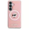 Karl Lagerfeld IML Repeated Choupette Custodia MagSafe per Samsung Galaxy S26+ Rosa