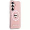 Karl Lagerfeld IML Repeated Choupette Custodia MagSafe per Samsung Galaxy S26+ Rosa