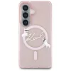 Karl Lagerfeld IML KC Script Custodia MagSafe per Samsung Galaxy S26, Rosa