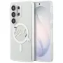 Karl Lagerfeld IML KC Script Custodia MagSafe per Samsung Galaxy S26 Ultra (Trasparente)