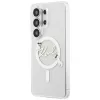 Karl Lagerfeld IML KC Script Custodia MagSafe per Samsung Galaxy S26 Ultra (Trasparente)