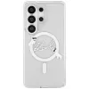 Karl Lagerfeld IML KC Script Custodia MagSafe per Samsung Galaxy S26 Ultra (Trasparente)