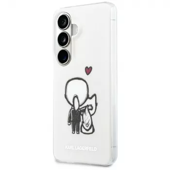KARL LAGERFELD IML Karl & Choupette Custodia MagSafe per Samsung Galaxy S26, Trasparente